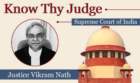 INTERNSHIP OPPORTUNITY AT THE OFFICE OF HON’BLE MR. JUSTICE VIKRAM NATH, SUPREME COURT OF INDIA