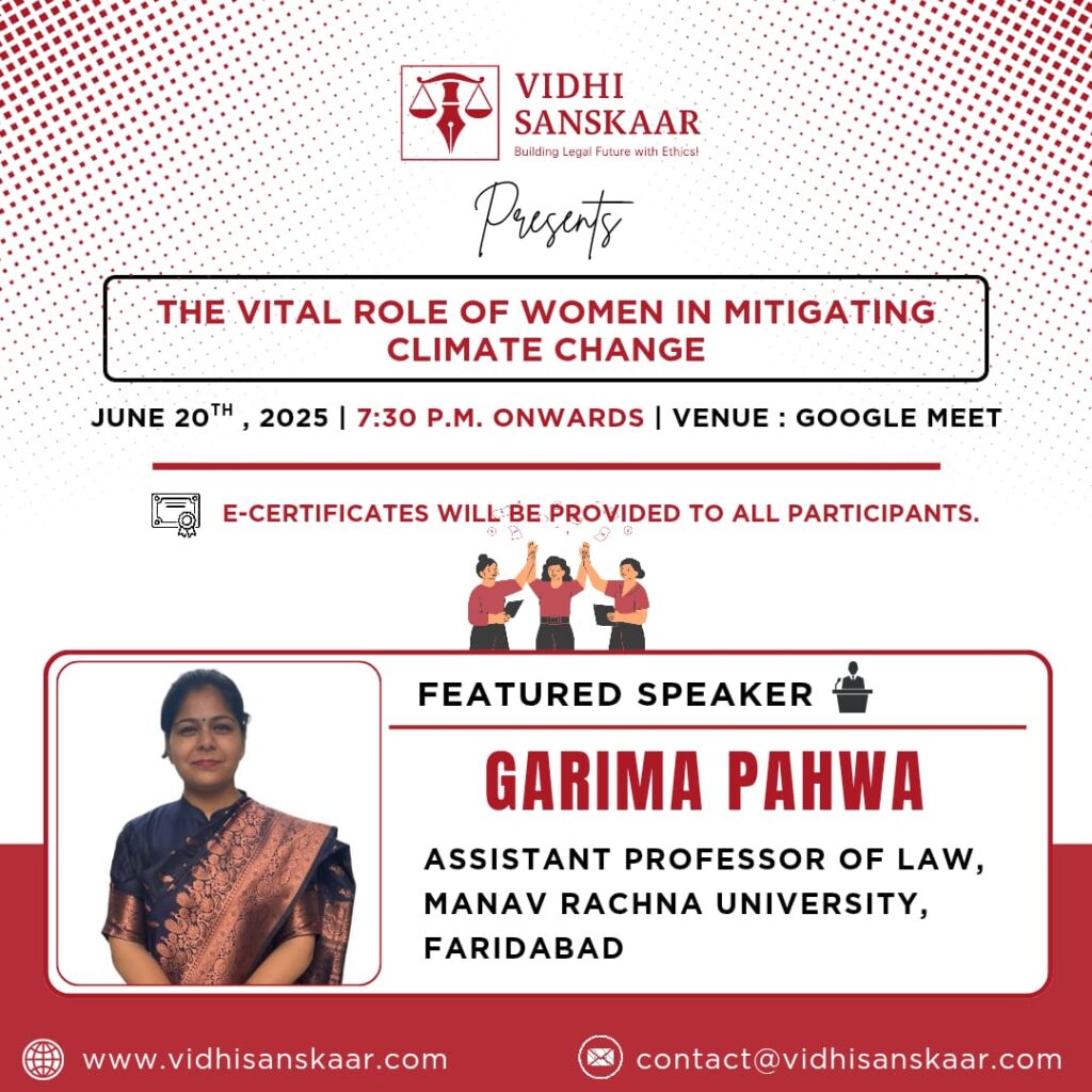 The Vital Role of Women in Mitigating Climate Change | Vidhi Sanskaar